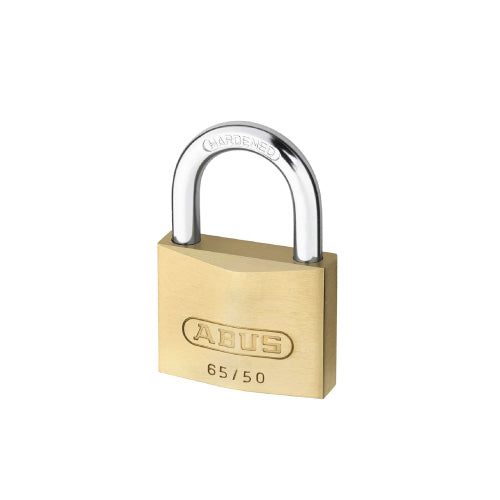 ABUS 65/50 Brass Padlock with 501 Alike Keyed, 50 mm