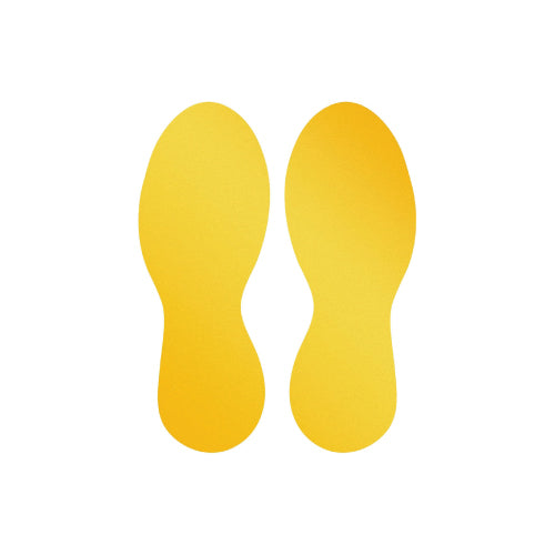  Durable Footprint sticker 90 x 240 mm, 5 pairs