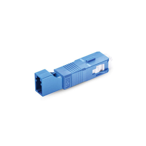 FS LC/UPC Female to SC/UPC Male Simplex OS2 SM Fiber Optic Adapter/Coupler without Flange