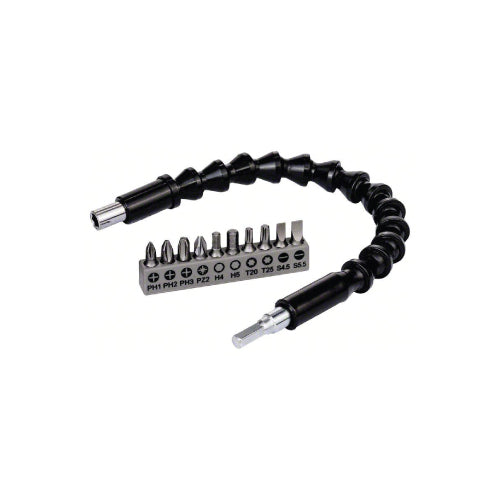 Bosch 11-piece bit set with 300mm flexible extension