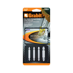 Alden Broken Bolt and Damaged Screw Extractor 4 Piece Kit