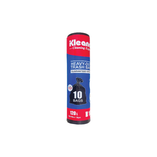 Kleaner 120L Heavy duty Trash Bags 10 Pieces