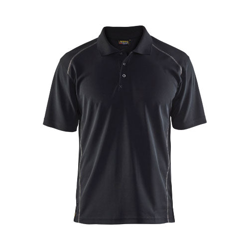 Blaklader Black Pique UV Protection Poloshirt with Logo