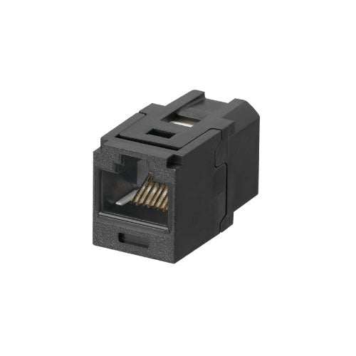 Panduit Mini-Com Cat 6 UTP RJ45 Coupler Module, Black