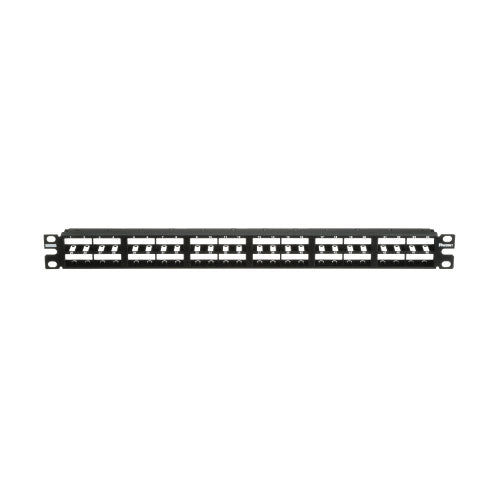 Panduit Mini-Com Patch Panel, 48 Port, 1U, Black