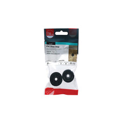 Timco PVC Black Door Stops, 2/pack