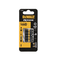 Dewalt 25mm Flextorq PZ Screw Bits (5 Pack)