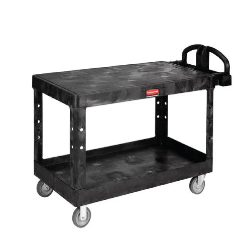 Rubbermaid Heavy Duty Ergo Handle Utility Cart (Flat Shelf)