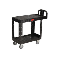 Rubbermaid Heavy Duty Ergo Handle Utility Cart (Flat Shelf)
