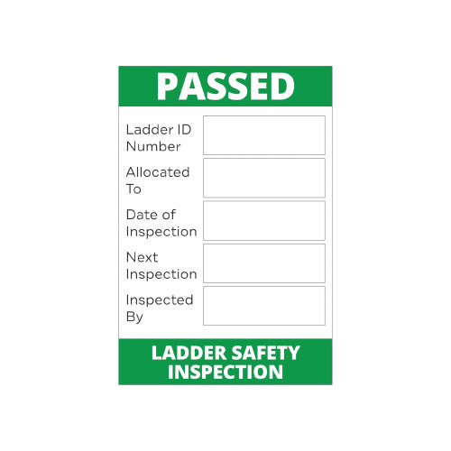 Conex Ladder Inspection Stickers 100/pack