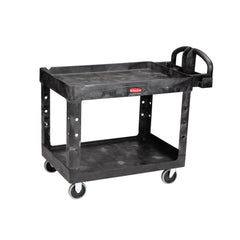Rubbermaid Heavy Duty Ergo Handle Utility Cart (Lipped Shelf)