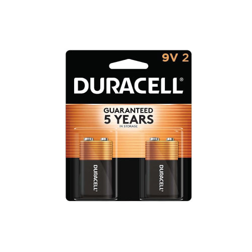 Duracell Monet 9V Batteries, Pack of 2