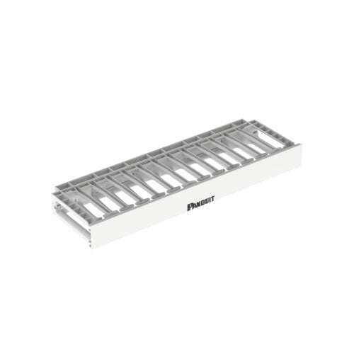 Panduit NetManager Horizontal Cable Manager, 1U, White