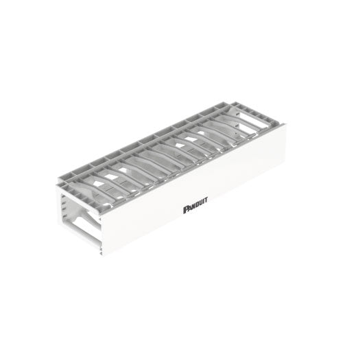 Panduit NetManager Horizontal Cable Manager, 2U, White