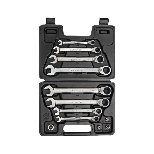 Gedore Combination ratchet wrench set 8-19mm