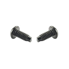 Panduit #12-24 Mounting Screws, Steel, Black, 100 pack