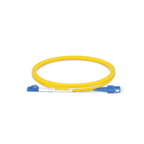 FS 1m LC-SC Duplex OS2 Fiber Patch Cable