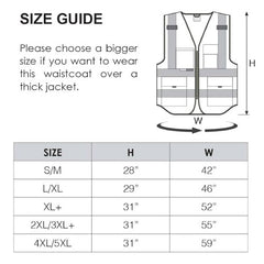 Salzmann 3M Yellow Multi-Pocket Vest with logo